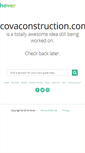 Mobile Screenshot of covaconstruction.com