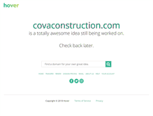 Tablet Screenshot of covaconstruction.com
